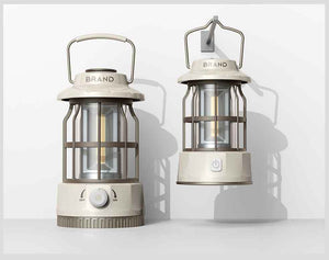 Illuminate Your Adventures with the Outdoor Vintage Style USB Rechargeable Lantern