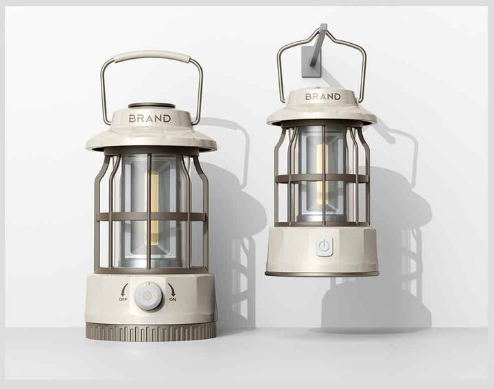 Illuminate Your Adventures with the Outdoor Vintage Style USB Rechargeable Lantern