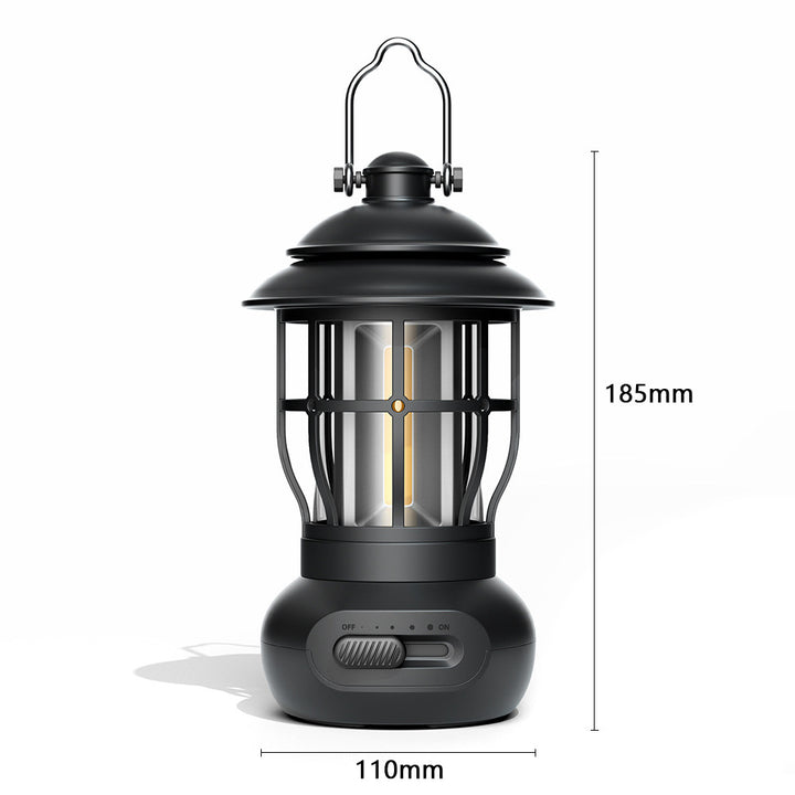 Outdoor Vintage Style USB Rechargeable Lantern