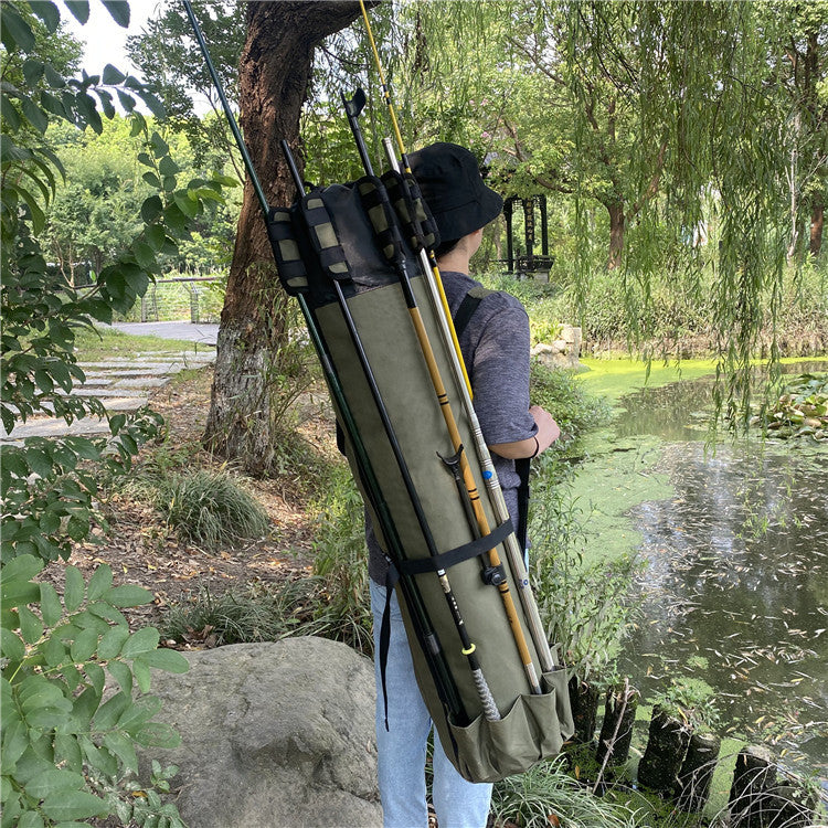 Fishing Gear Cylindrical Fishing Bag