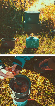 Outdoor Heat-Collecting Camping Cooking Gear