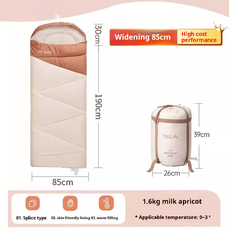 Outdoor Camping Thickened Warm Sleeping Bag