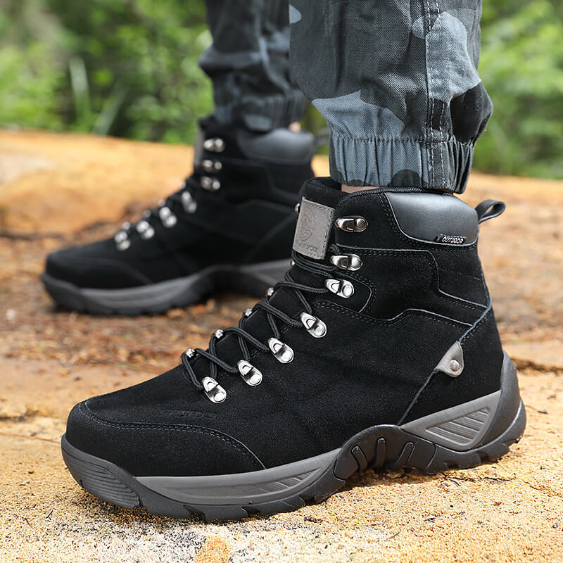 Men's Middle High Top Winter Mountaineering Hiking Boots