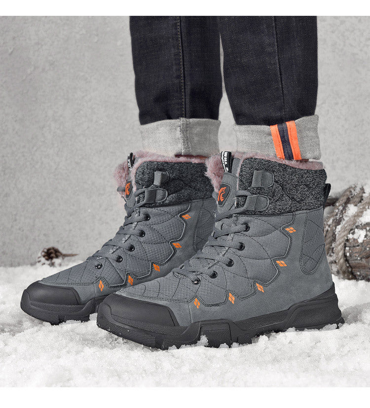 Men's Cotton  High-Top Velvet Warm Boots