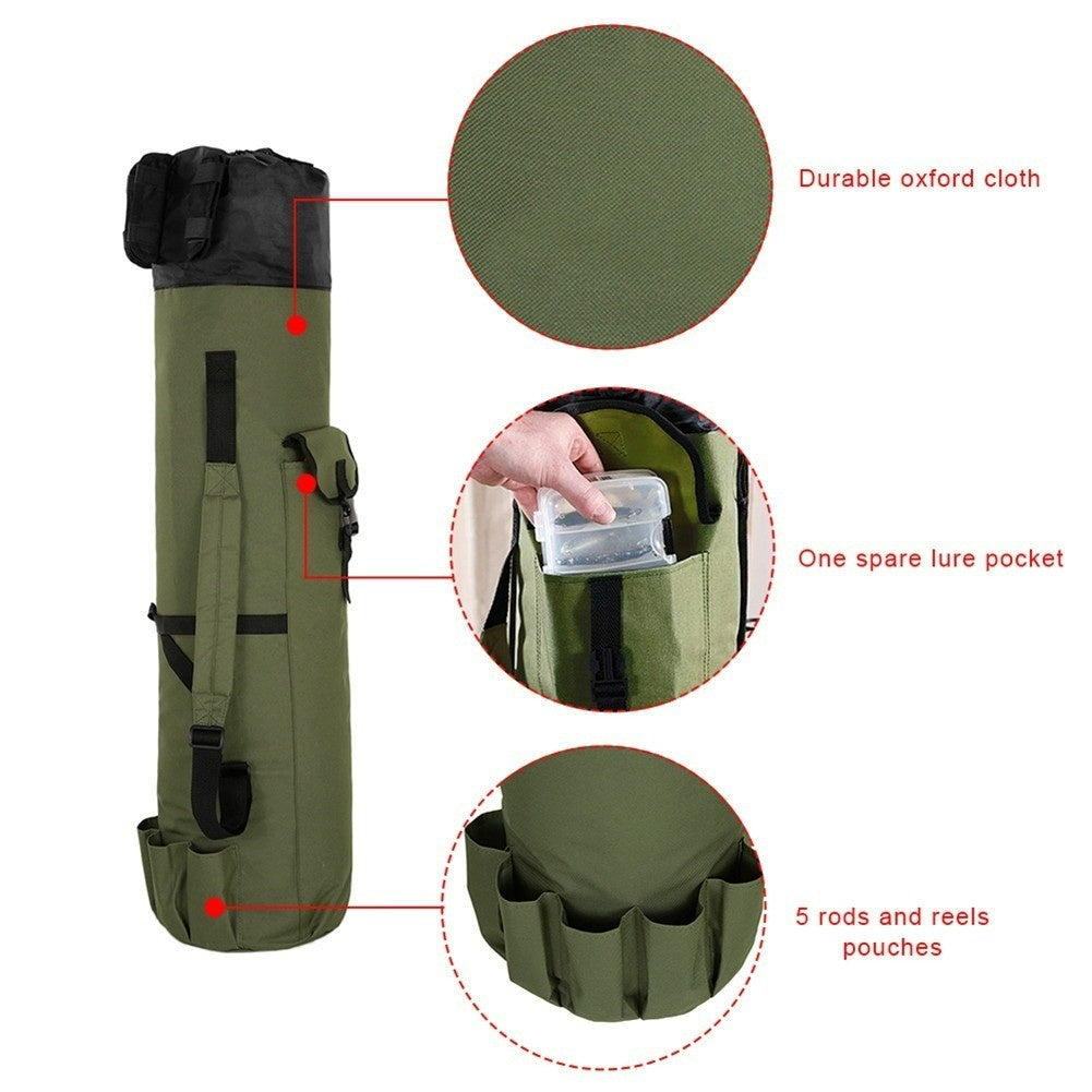 Fishing rod storage fishing rod bag