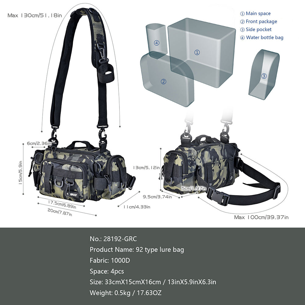 Green Dark Night Camo Fishing Gear
