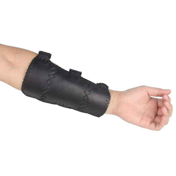 Youth Leather 3-Strap Arm Guard