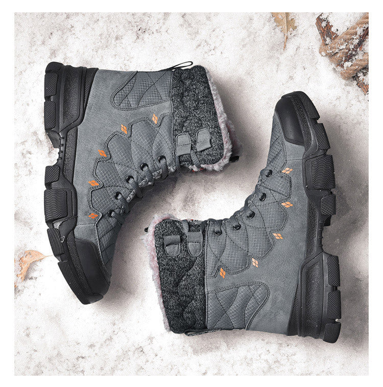 Men's Cotton  High-Top Velvet Warm Boots