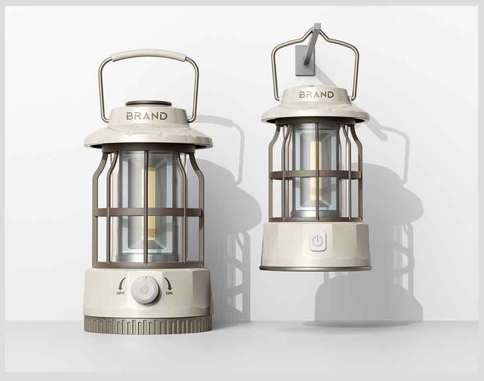 Outdoor Vintage Style USB Rechargeable Lantern