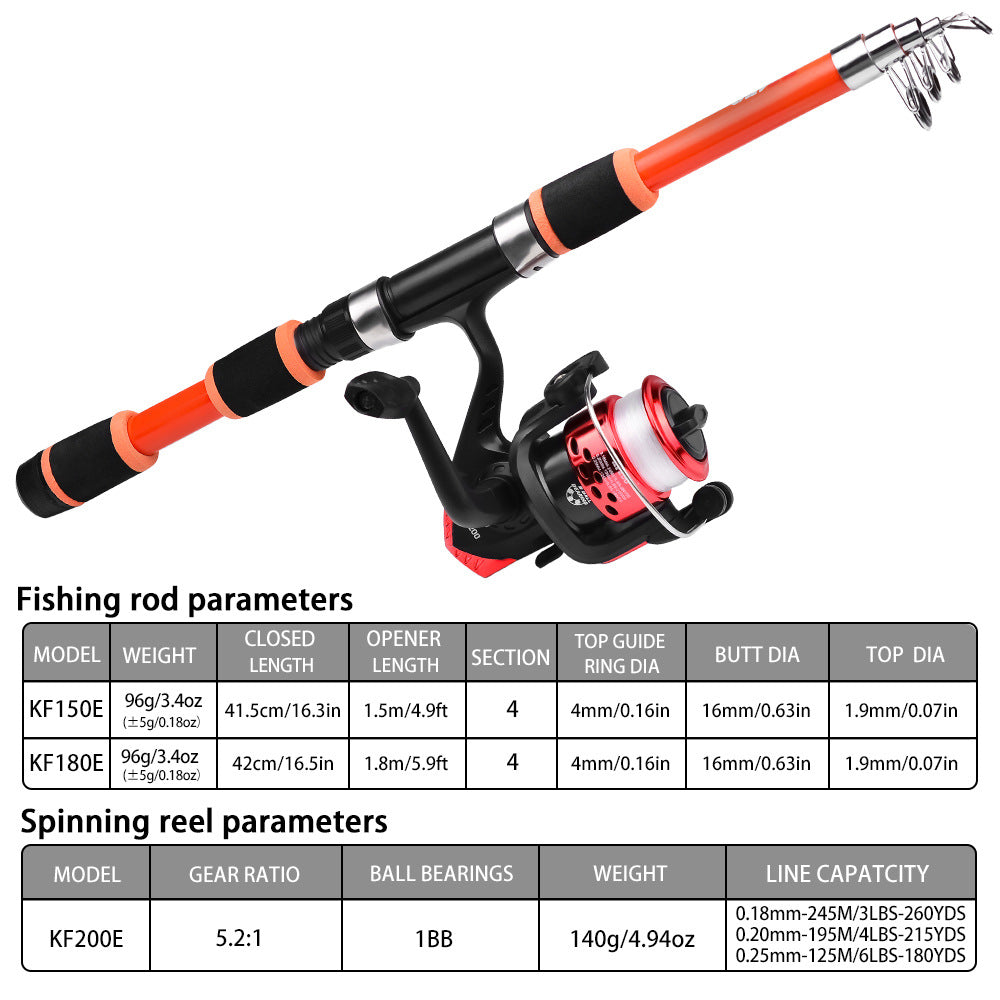 Tossing Casting Fishing Wheel Fishing Rod