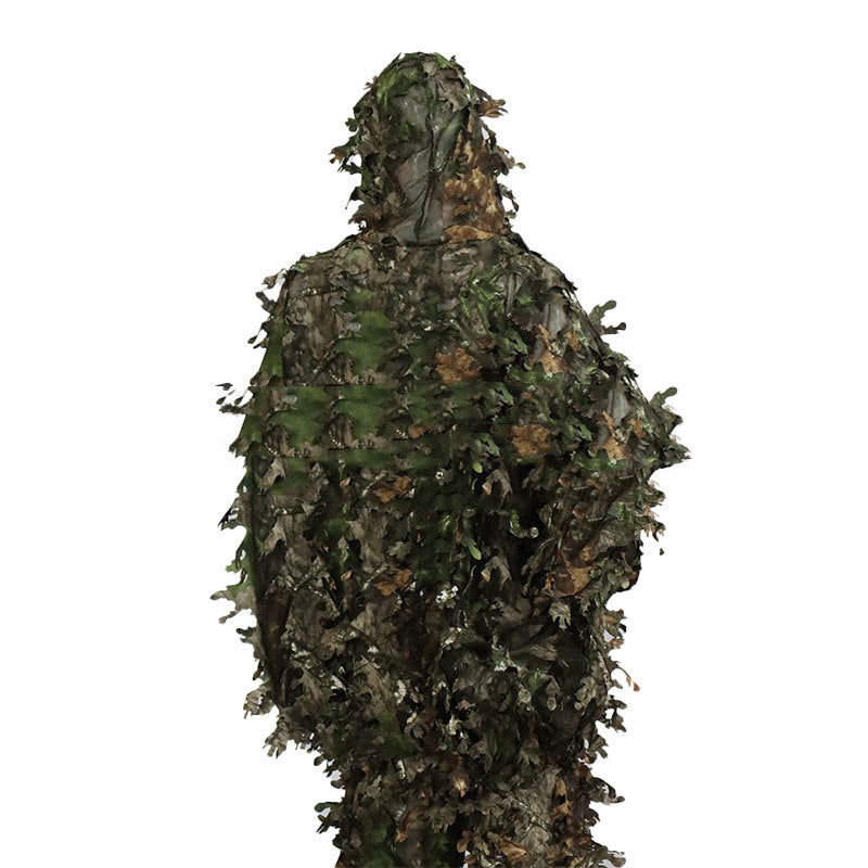 3D Maple Leaf Jungle Hunting Hooded