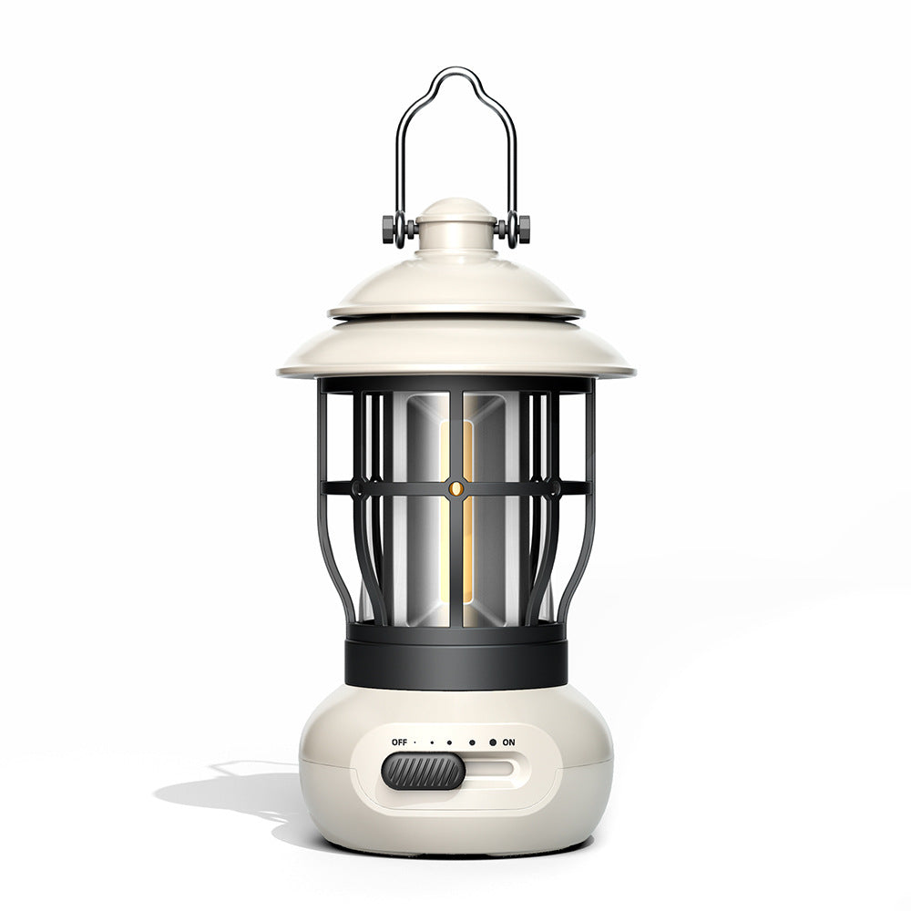 Outdoor Vintage Style USB Rechargeable Lantern
