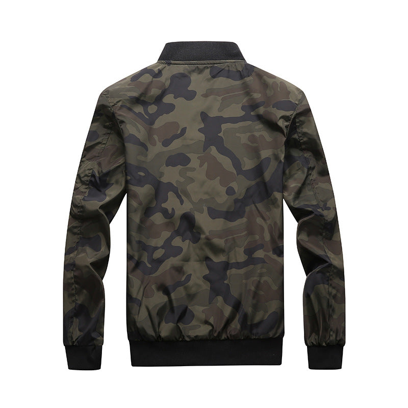 Men's Camouflage Bomber Jacket