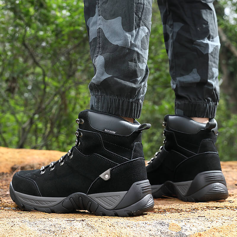 Men's Middle High Top Winter Mountaineering Hiking Boots