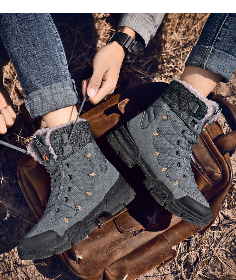 Men's Cotton  High-Top Velvet Warm Boots