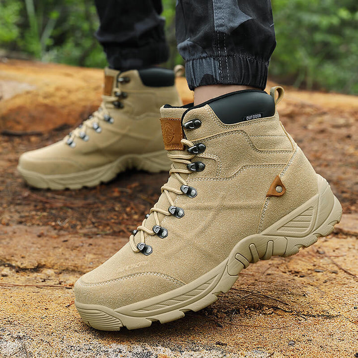 Men's Middle High Top Winter Mountaineering Hiking Boots