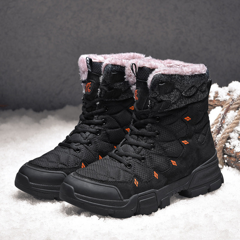 Men's Cotton  High-Top Velvet Warm Boots