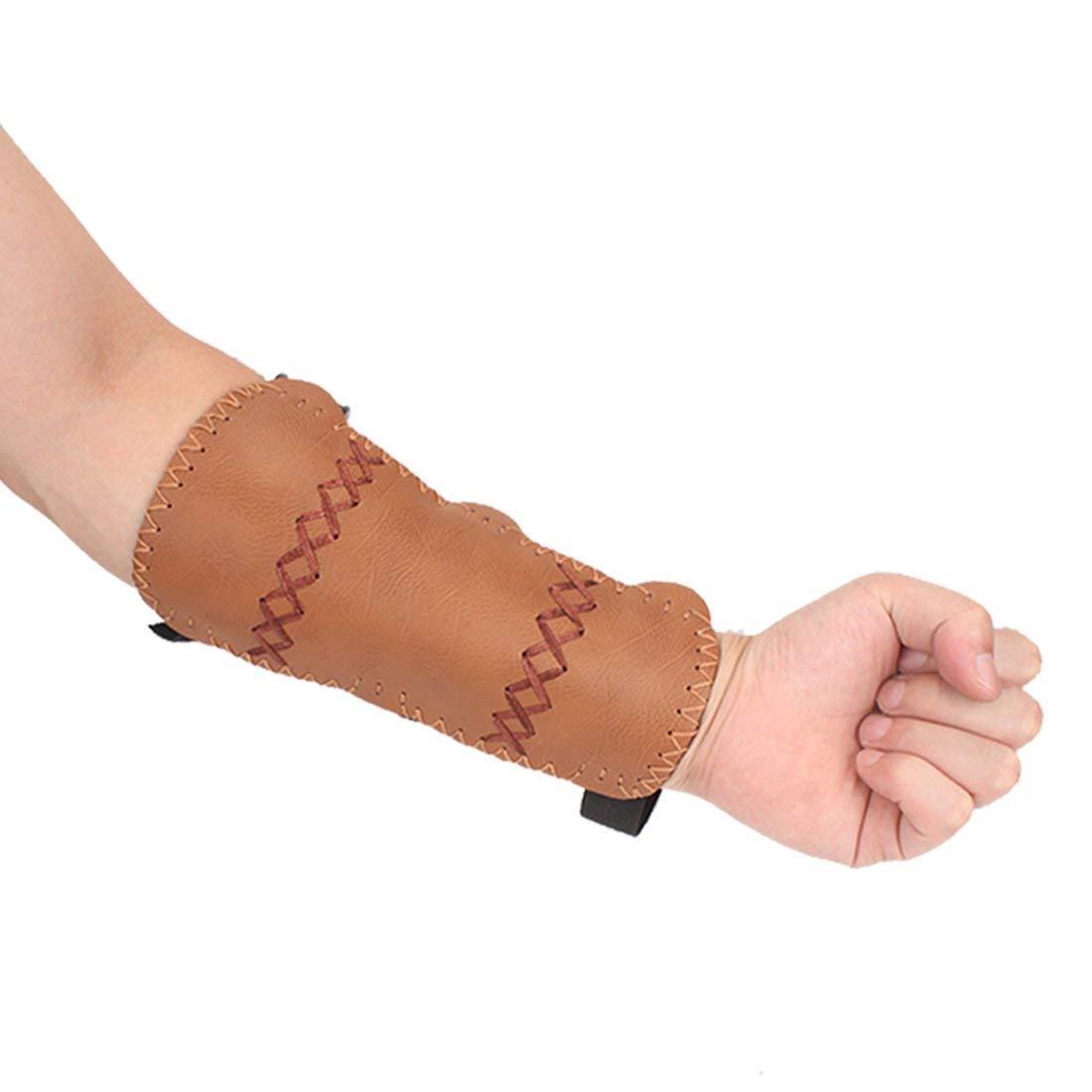 Youth Leather 3-Strap Arm Guard