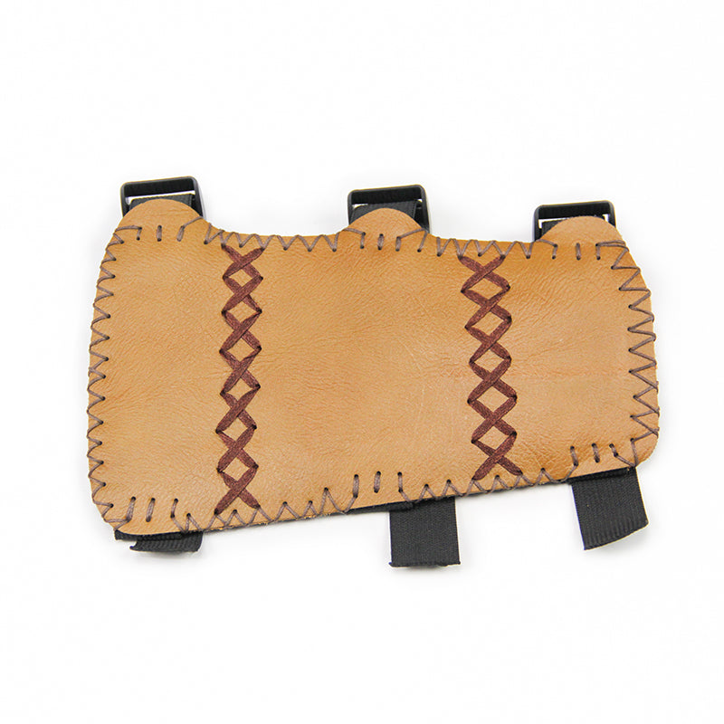 Youth Leather 3-Strap Arm Guard