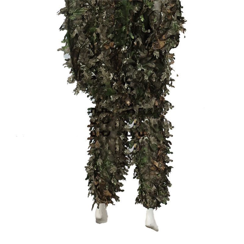 3D Maple Leaf Jungle Hunting Hooded