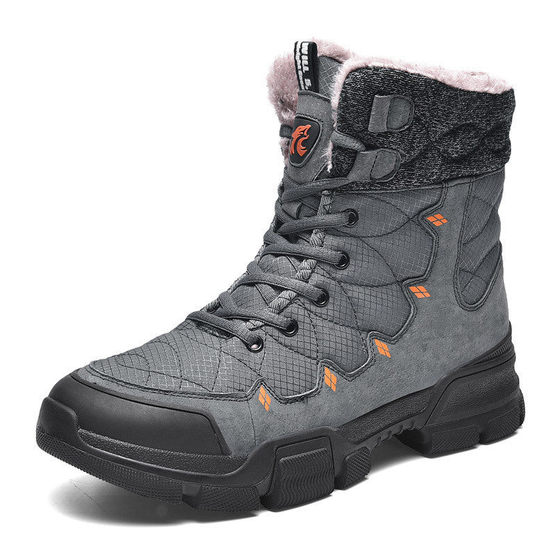 Men's Cotton  High-Top Velvet Warm Boots