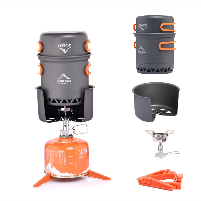 Outdoor Heat-Collecting Camping Cooking Gear