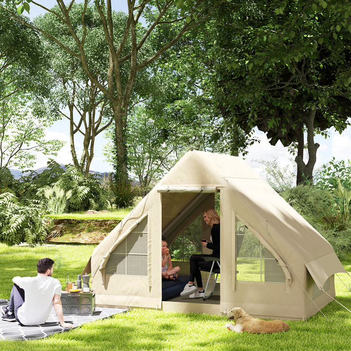 Inflatable Camping Tent With Hand Pump