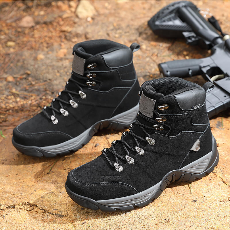 Men's Middle High Top Winter Mountaineering Hiking Boots