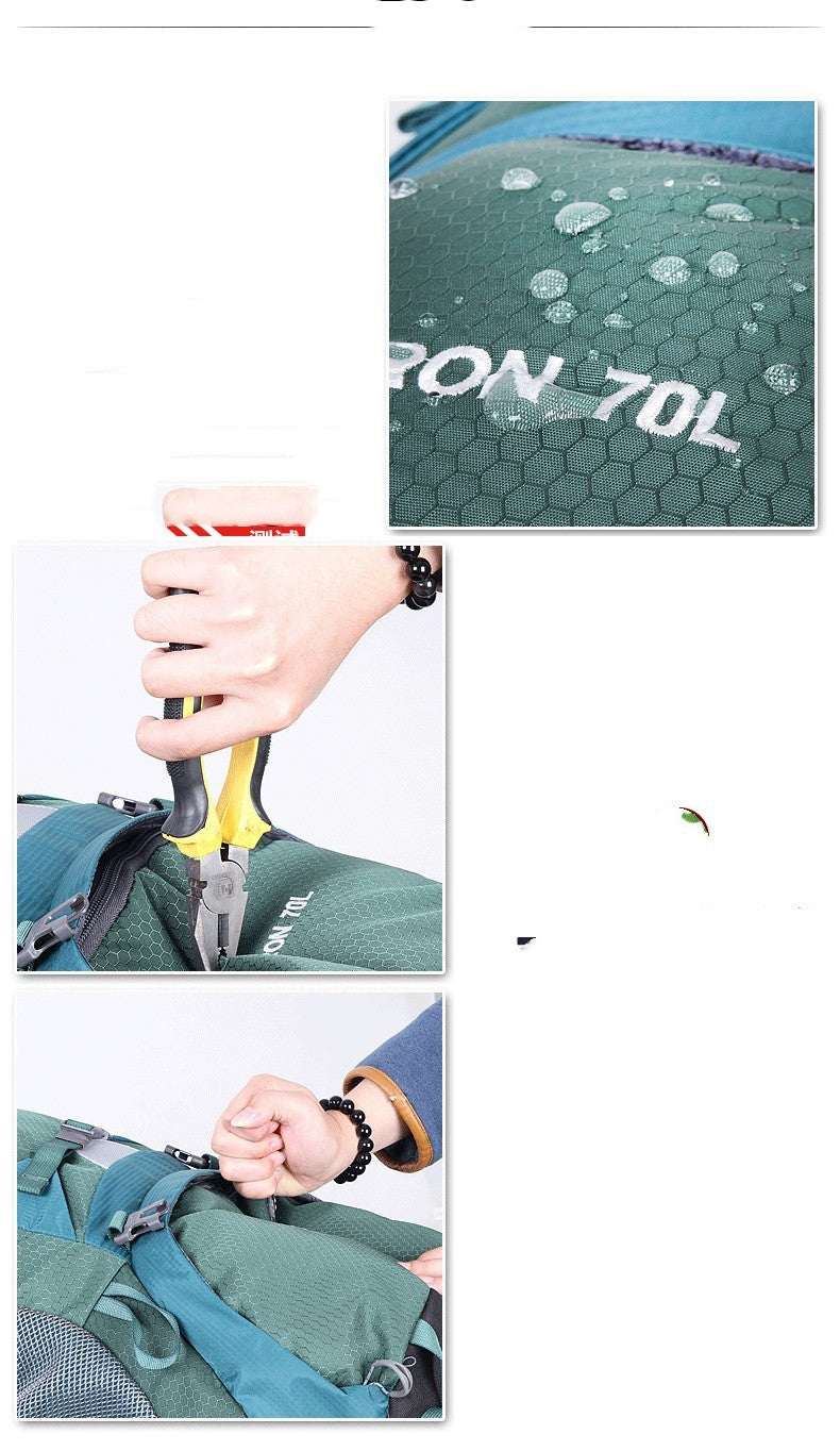 Water-splashing Multifunctional Hiking Backpack