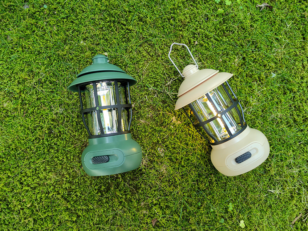 Outdoor Vintage Style USB Rechargeable Lantern