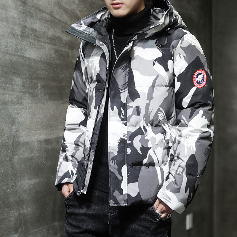 Men's Thick Warm Camouflage Jacket